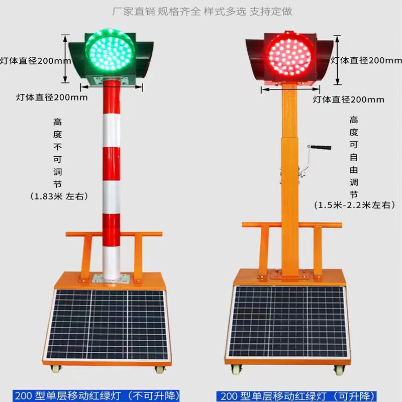 一灯四面红路灯